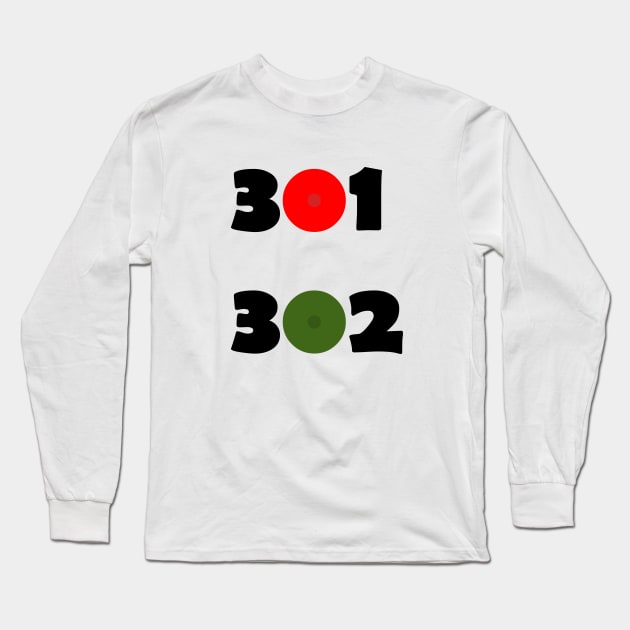 301 / 302 Long Sleeve T-Shirt by MoviesForFoodies